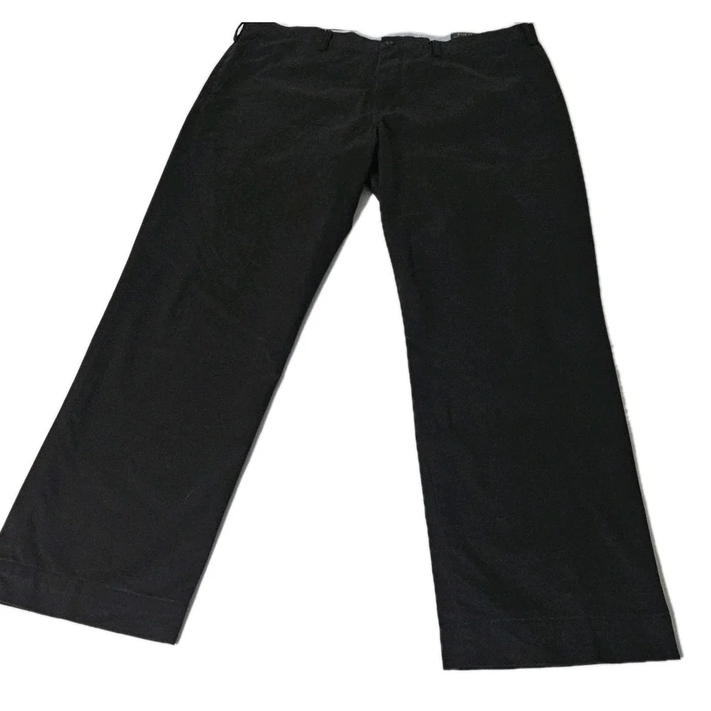 Polo‎ Ralph Lauren BLUE Chino Pants  42x29 Stretch  Twill Classic Pony Wide Leg